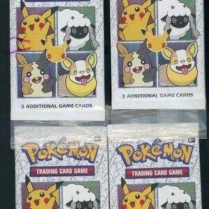 4) Pokemon TCG Celebrations 25th Anniversary General Mills Cereal Booster Packs